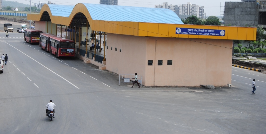 Description : Construction of BRT BUS TERMINOUS
                                     At Mukai Chowk on Aundh Ravet Road.